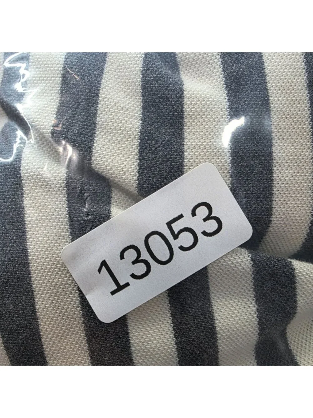 Mens Polo Ralph Lauren Gray & White Striped Classic Fit Polo Shirt Cotton 3XLT